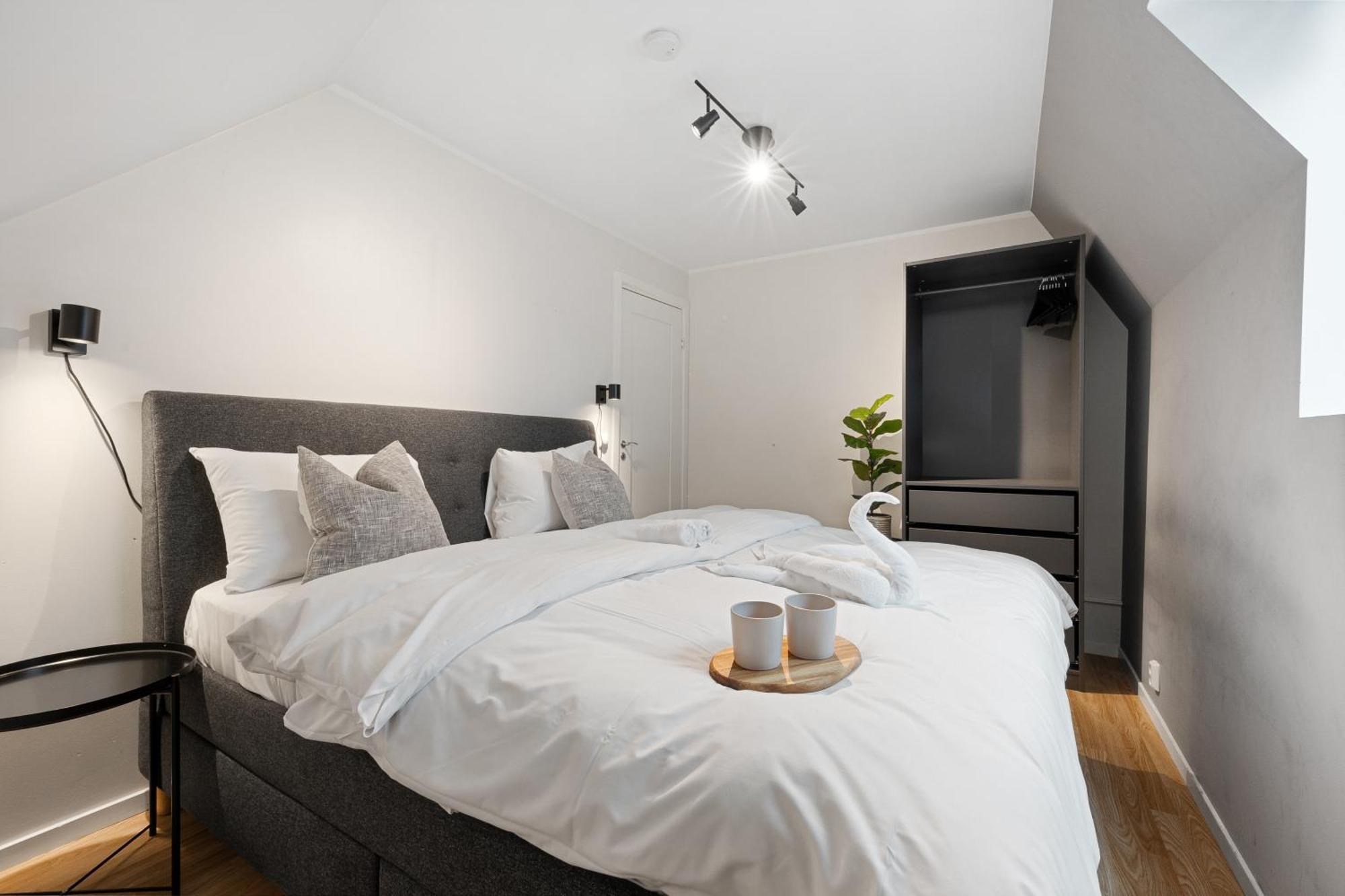 100Sqm 5Br Behind Bryggen - King Beds - Family Friendly Lejlighed Bergen Eksteriør billede