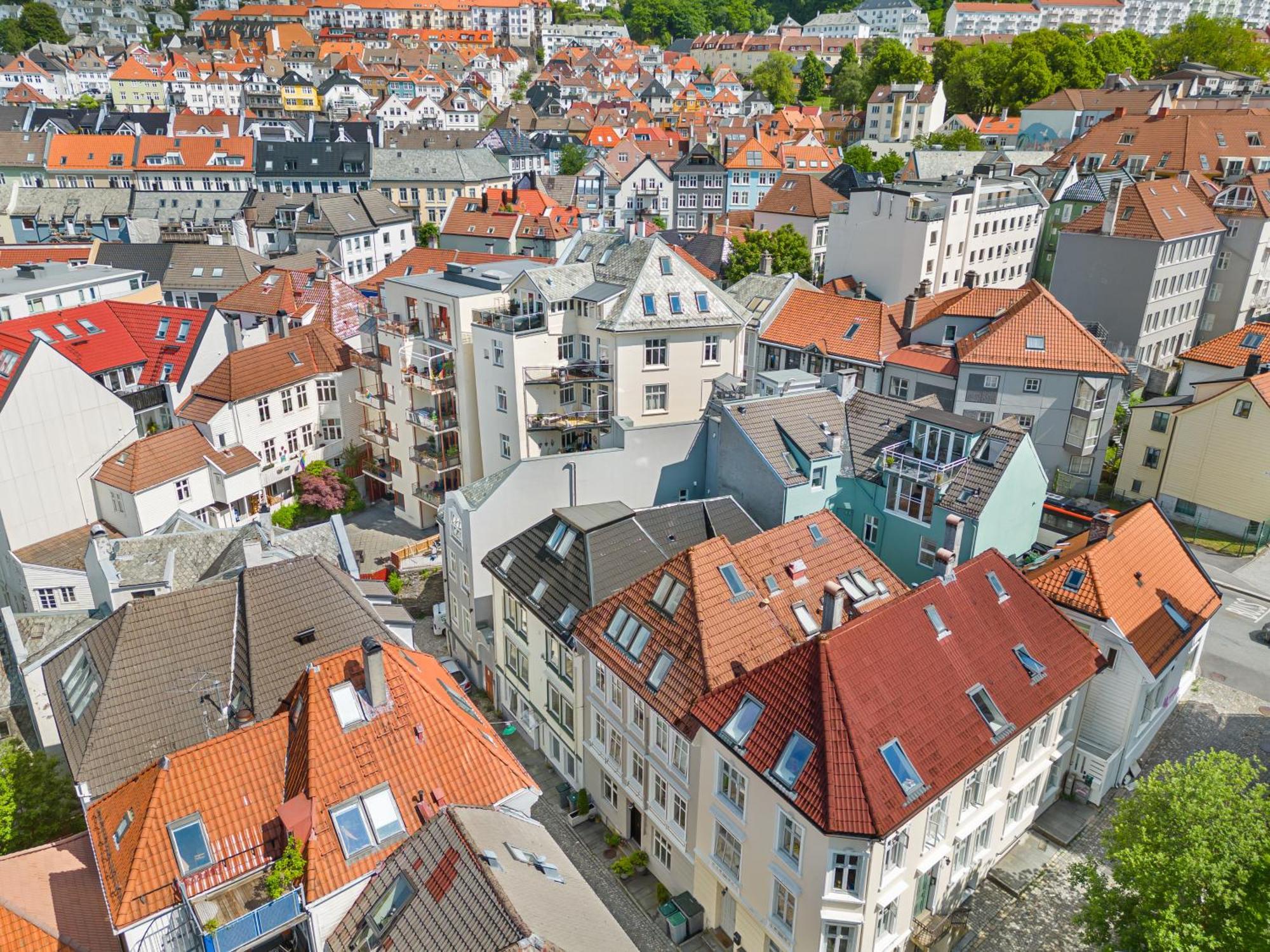 100Sqm 5Br Behind Bryggen - King Beds - Family Friendly Lejlighed Bergen Eksteriør billede